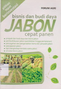 Image of Bisnis dan budi daya jabon cepat panen