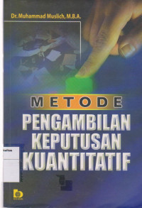 Image of Metode pengambilan keputusan kuantitatif