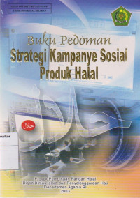 Image of Buku pedoman strategi kampanye sosial produk halal