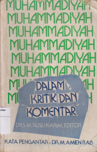 Image of Muhammadiayah dalam kritik dan komentar