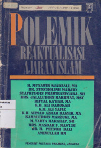 Image of Polemik reaktualisasi ajaran islam