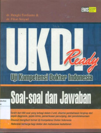 Image of Ukdi uji kompetensi dokter Indonesia ready: soal-soal dan jawaban