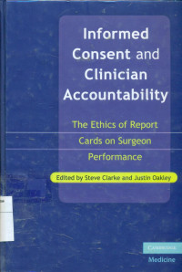 Image of Informed consent  and clinician accountability