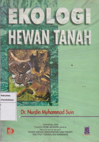 Image of Ekologi hewan tanah