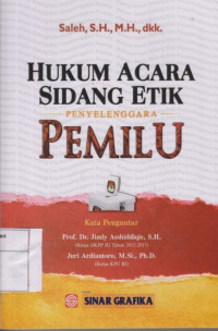 Image of Hukum Acara Sidang Etik Penyelenggara Pemilu