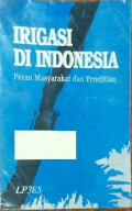 Irigasi di Indonesia (Peran Masyarakat dan Penelitian)