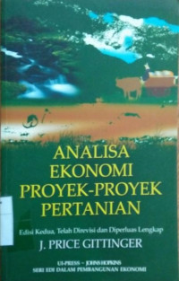 Analisa Ekonomi Proyek-proyek Pertanian