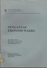Image of PENGANTAR EKONOMI MAKRO
