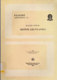 Image of MATERI POKOK SISTEM AKUNTANSI 1