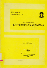 Image of MATERI POKOK KETERAMPILAN MENYIMAK