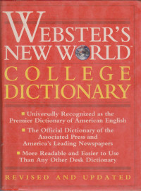 Image of WEBSTERS NEW WORLD COLLEGE DICTIONARY