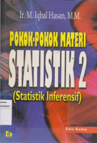 Image of Pokok-pokok materi statistik 2: statistik inferensif
