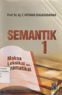 Image of Semantik 1: makna leksikal dan gramatikal
