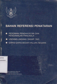 Image of Bahan referensi penataran