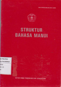 Image of Struktur bahasa Manui