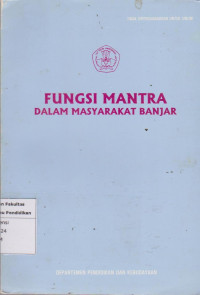 Image of Fungsi mantra dalam masyarakat banjar