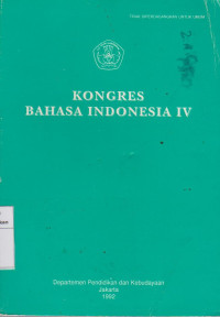 Image of Kongres bahasa Indonesia IV