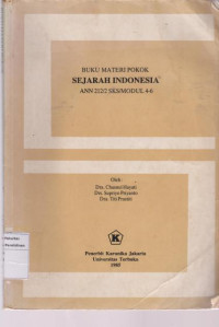 Image of Buku Materi pokok sejarah Indonesia