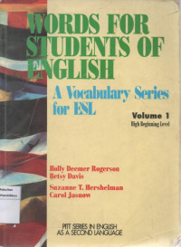 Image of Worls for Students of English