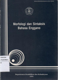 Image of Morfologi dan Sintaksis Bahasa Enggano