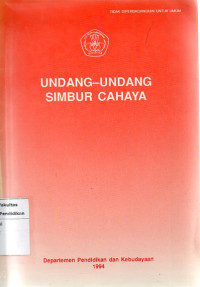 Image of Undang-undang simbur cahaya