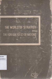 Image of world of strategy and the foreign policy of nations