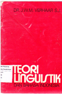 Image of Teori Linguistik Dan Bahasa Indonesia
