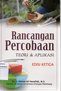 Image of Rancangan Percobaan Teori Dan Aplikasi