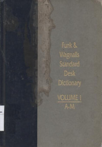 Image of Standard Desk Dictionary Volume 1