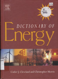 Image of Dictionary Of Energy
