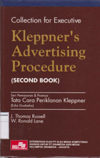 Image of Kleppner's advertising procedure second book