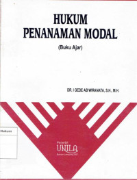 Image of Hukum penanaman modal: buku ajar