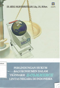 Image of Perlindungan hukum bagi konsumen dalam transaksi E-COMMERCE lintas negara Indonesia