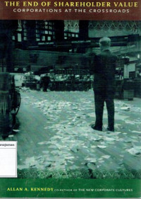 Image of End of shareholder value: corporations at the crossraods