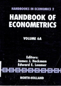 Image of Handbook of econometric volume 6 A