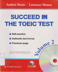 Image of Succeed In The TOEIC Test Volume 2