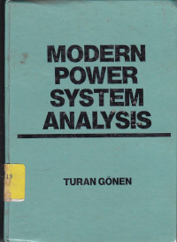 modern power system analysis