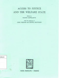 Acces To Justice And The Welfare State