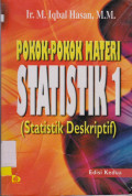POKOK-POKOK MATERI STATISTIK 1 : STATISTIK DESKRIPTIF
