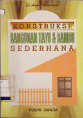 KONSTRUKSI BANGUNAN KAYU & BAMBU SEDERHANA