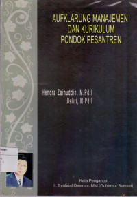 AUFKLARUNG MANAJEMEN DAN KURIKULUM PONDOK PESANTREN