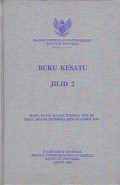 HASIL RAPAT BADAN PEKERJA MPR RI MASA SIDANG ISTIMEWA MPR RI TAHUN 2001