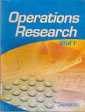 OPERATION RESEARCH JILID 1