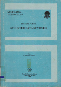 MATERI POKOK STRUKTUR DATA STATISTIK