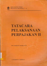 TATACARA PELAKSANAAN PERPAJAKAN 2