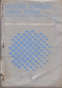 METODE NUMERIK UNTUK TEKNIK DENGAN PENERAPAN PADA KOMPUTER PRIBADI