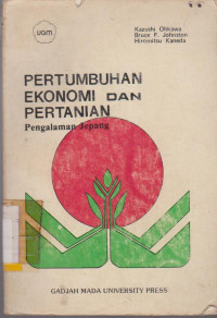 PERTUMBUHAN EKONOMI DAN PERTANIAN PENGALAMAN JEPANG