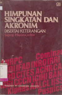 HIMPUNAN SINGKATAN DAN AKRONIM DISERTAI KETERANGAN