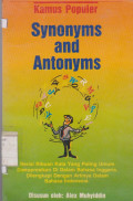 KAMUS POPULER SYNONYM AND ANTONYM