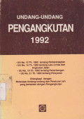 UNDANG-UNDANG PENGANGKUTAN 1992